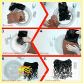 Best selling new arrival cheap 100 % unprocessed brazilian human hair clip in extensions straight ombre color